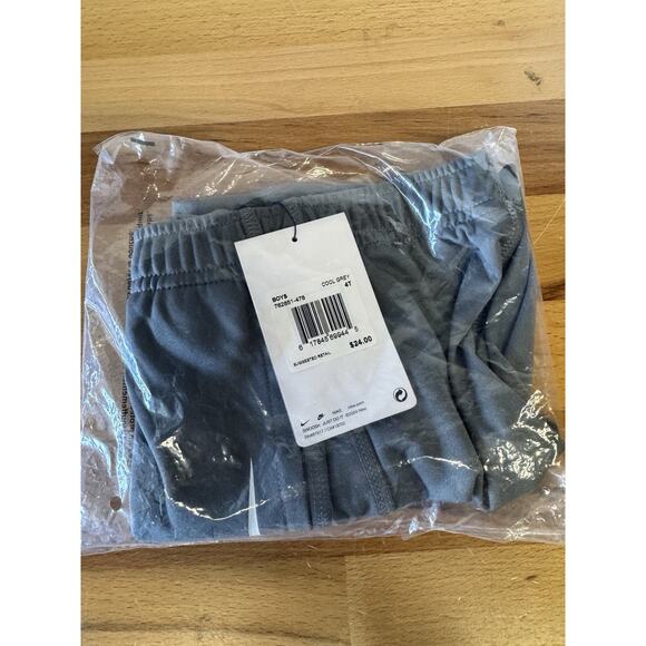 Nike Toddler Boys Dri-Fit Swoosh Shorts Sz 4T Anthracite Gray - Picture 4 of 6